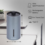 BlueHills Waterless Diffuser Cordless Car Essential Oil Aroma for Essential Oils Large Room Portable USB Travel Hotel Home Long