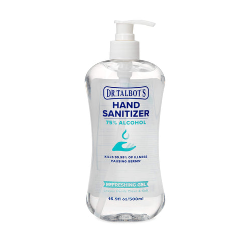 Dr. Talbots Refreshing Gel Hand Sanitizer With Easy Pump, Fragrance Free, 16.9 Fl Oz