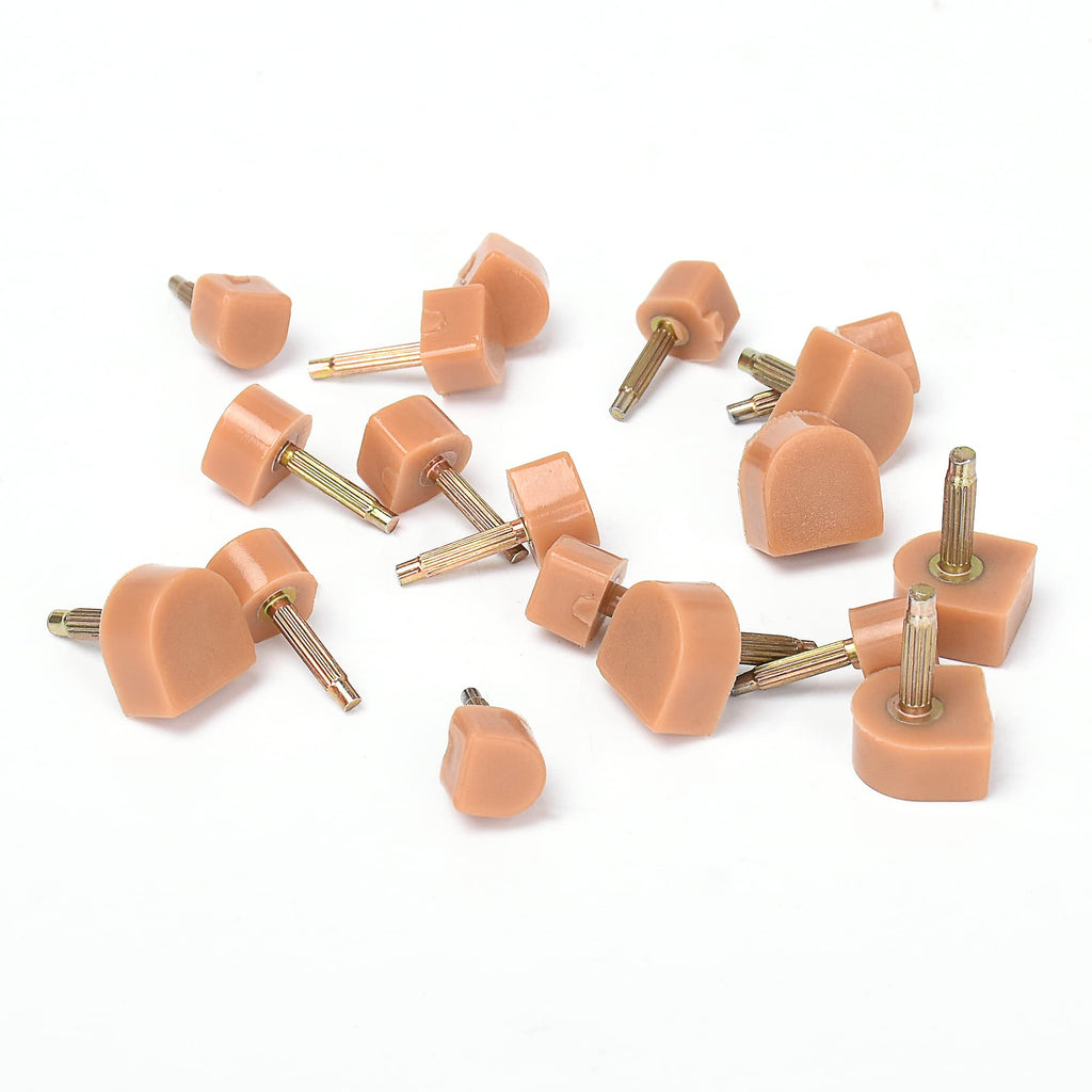 N/A 10Pairs High Heel Tips Replacement Kit Heel Caps Cover Heel Replacement Protectors Heel Tips Replacement Dowels for High Hee