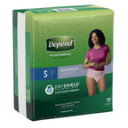 Depend Fit-Flex Underwear for Women Small Maximum Absorbency - 2 Packs of 19 ct