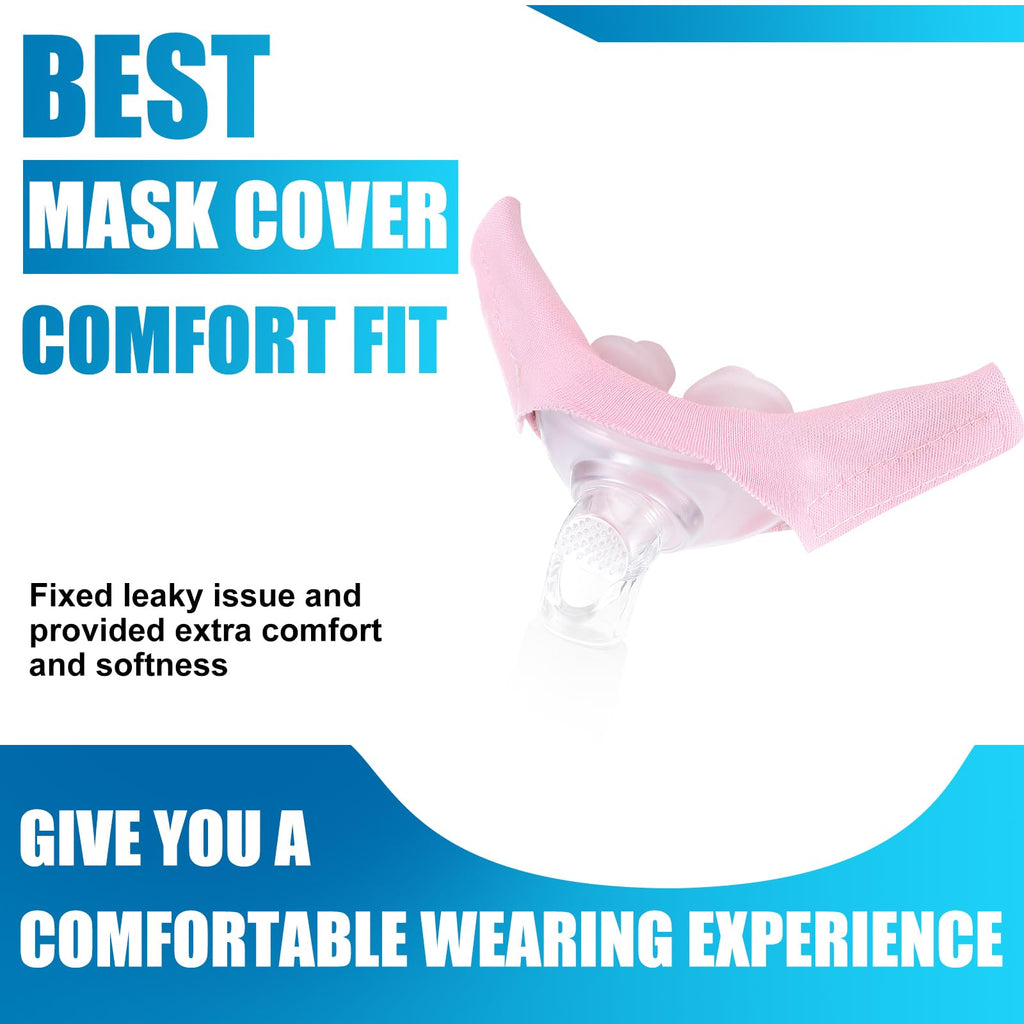 Nuanchu 12 Pcs Nasal Pillow Liner for CPAP Cushion Nasal Cushion Pillow Covers Cotton Liners Skin Sleep Protector Compatible Com