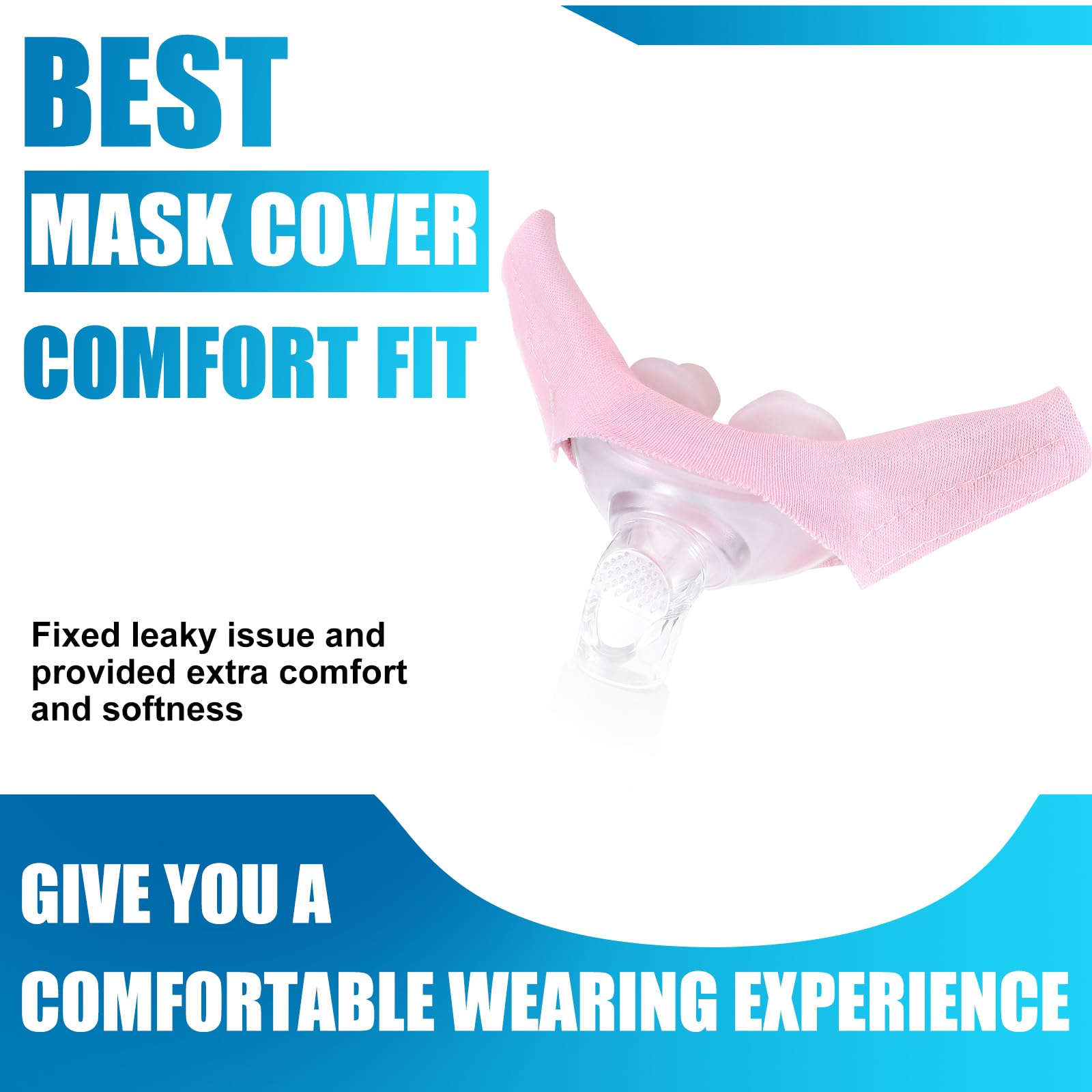 Nuanchu 12 Pcs Nasal Pillow Liner for CPAP Cushion Nasal Cushion Pillow Covers Cotton Liners Skin Sleep Protector Compatible Com