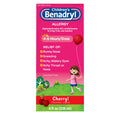Benadryl Childrens Allergy Relief Liquid Medicine with Diphenhydramine HCl Antihistamine for Kids Allergy Relief, Effective Al