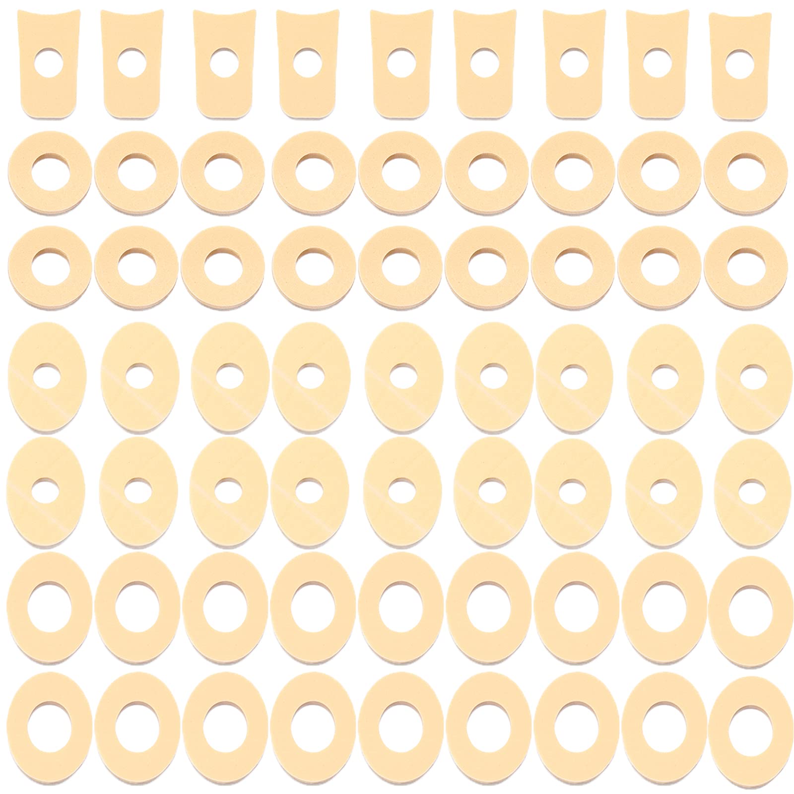 Mcvcoyh (150 PCS) Corn Pads Foam Callus Cushions Cocoon Eye Sticker, Waterproof Corn Cushion, Adhesive Corn Protectors for Corn 