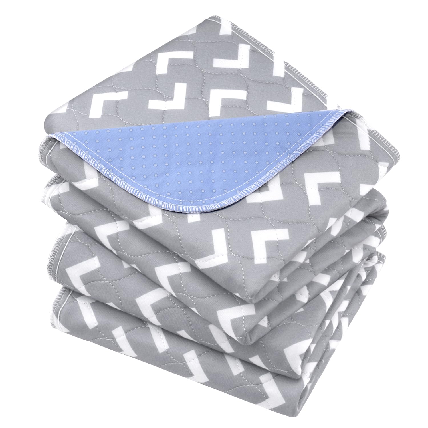 Non-Slip Bed Pads for Incontinence Washable (34 x 36|2 Pack), Waterproof Bed Pads, Bed Wetting Pads for Bed, Sofa, Floor, Resuab