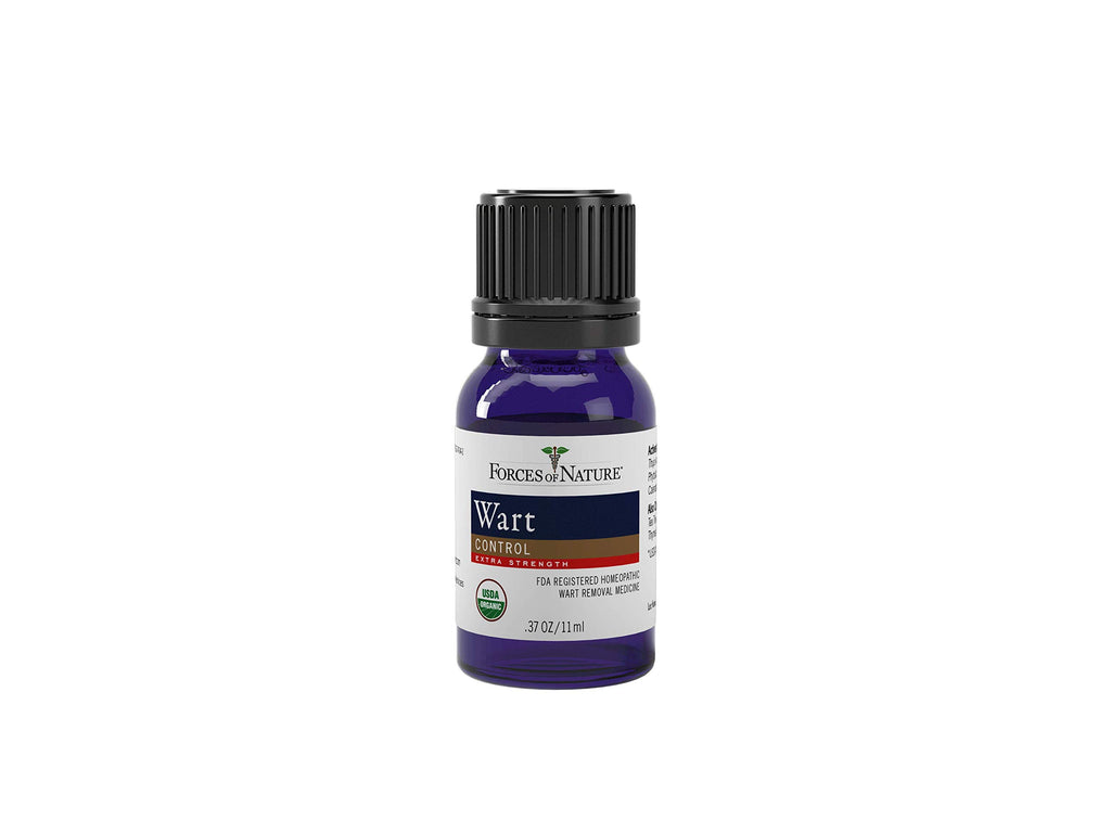 Forces of Nature -Natural, Organic Wart Extra Strength Remover (11ml) Non GMO, No Harmful Chemicals, Nontoxic -Eliminate Planter