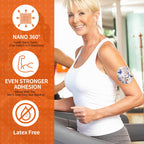 Jinyusega Adhesive Patches for Dexcom G7-20pcs Dexcom G7 Over Patches Waterproof, with Easy-Peel Tab Pre-Cut Backing,CGM Sensor