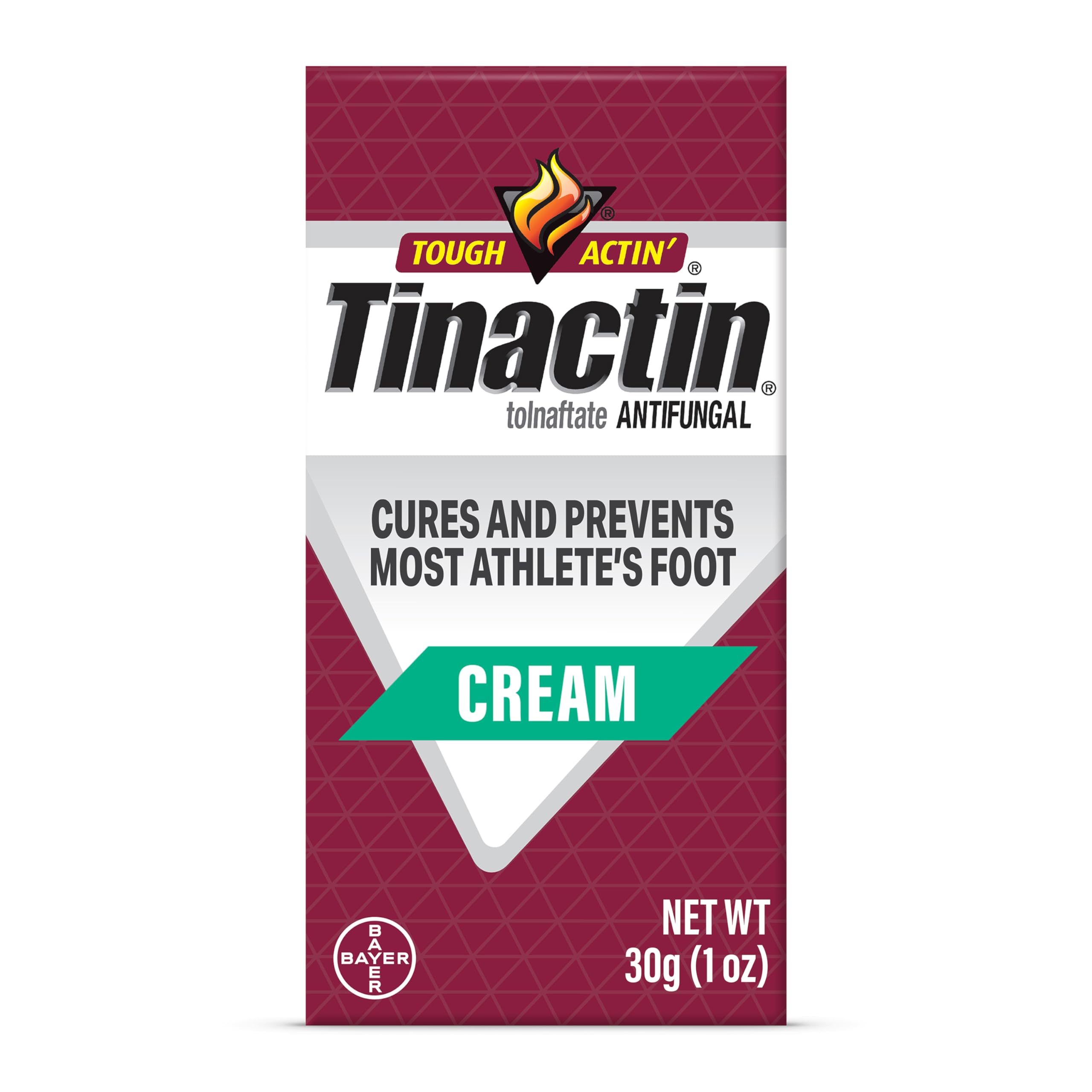 Tinactin Antifungal Cream, Athletes Foot Treatment, Tolnaftate 1%, Proven Clinically Effective on Most Athletes Foot and Ringwor