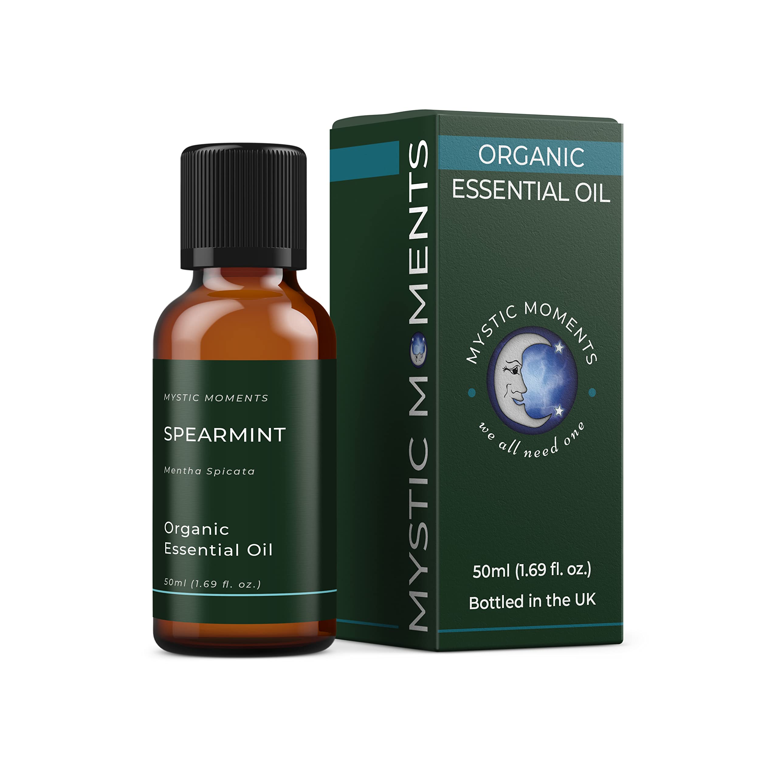 Mystic Moments | Spearmint Organic Essential Oil - 50ml - 100% Pure