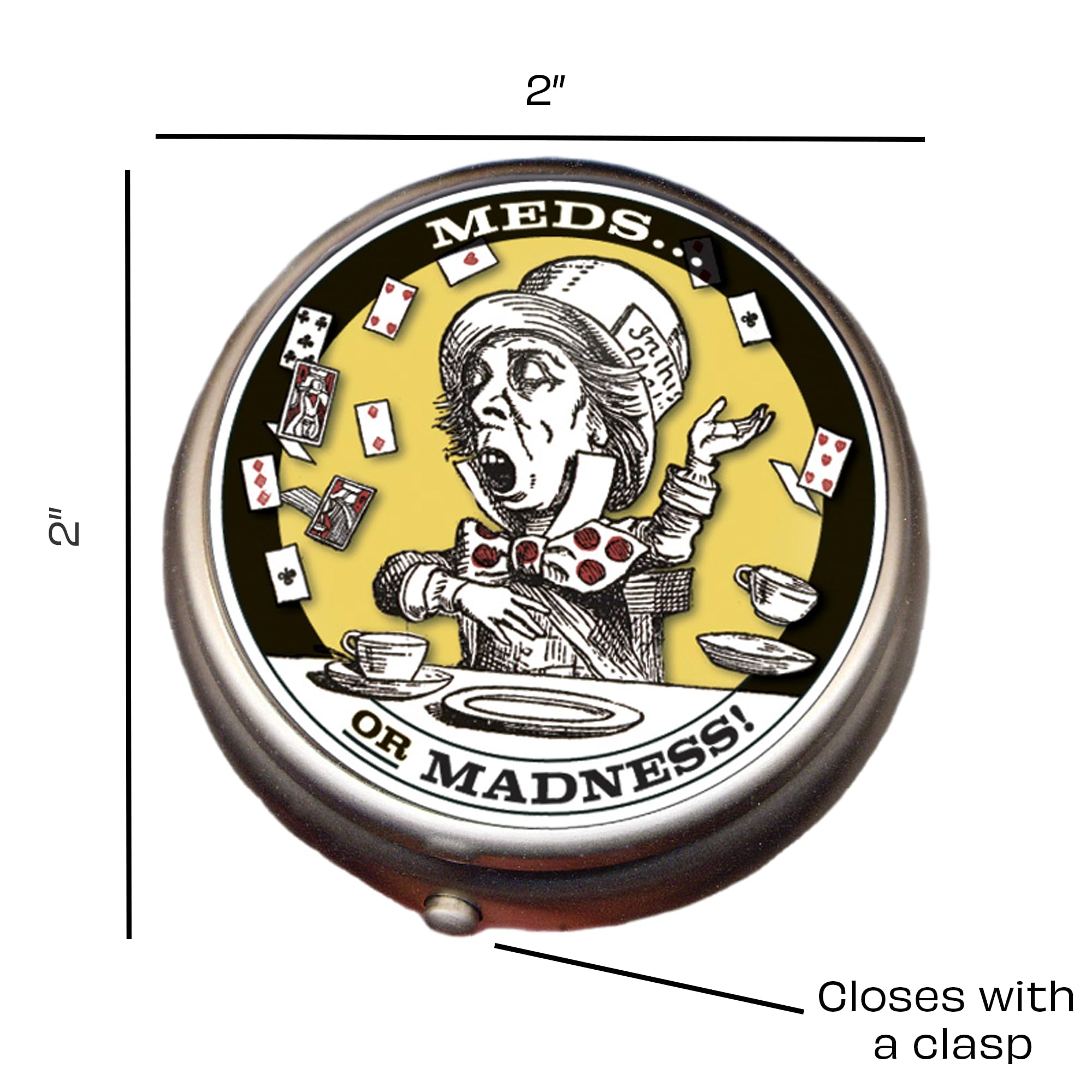Mad Hatter Pill Box