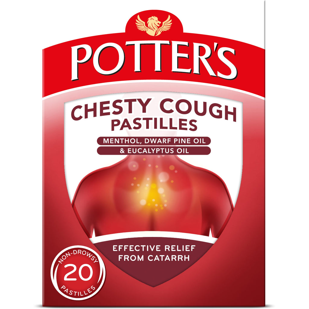 Potters Chesty Cough 20 Pastilles Non-drowsy - Medistoreweb