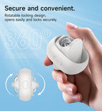 SURITCH Case for Loop Earplugs, Portable Storage Container for Earplugs & Accessories, White