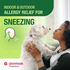 Glenmark Therapeutics 24-Hour Allergy Medicine, Cetirizine HCl USP, Antihistamine for Pollen, Hay Fever, Dry, Itchy Eyes, Allerg