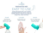 Suds2Go Refillable Caps, 2 Pack - Universal Fit Turns Most Disposable Water Bottles Into A Hand Washing Station - Includes Refil