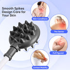 Upgraded Curved Back Scratcher for Men Women, 360 Reach Flexible Backscratcher, Foldable Bendable Back Scratcher Extendable, Eff