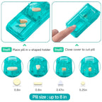 Monthly Pill Organizer 3 Times a Day, Portable Pill Box with Weekly Travel Bag, Large Capacity Medicine Organizer with Labels, 3