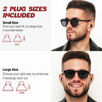 Motorcycle Ear Plugs, Wind Noise Reduction Keep Comms Clear & Comfort Under Helmet, 27dB Reusable Earplugs for Motor, Motorbike,