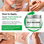 Jardient Wild Yam Cream Hormone Balance: Natural Organic Formula for Menopause Relief & Menstrual Support Like Hot Flashes Night