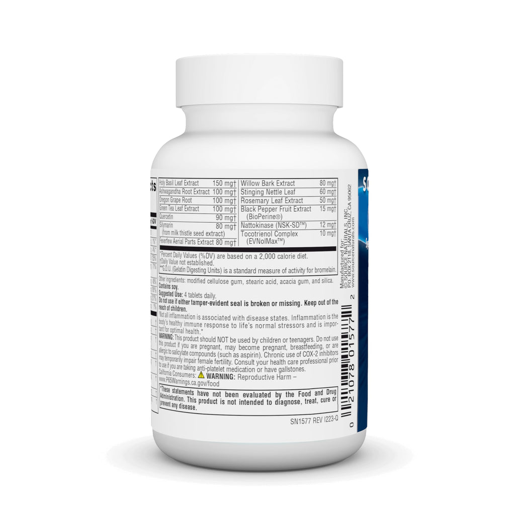Source Naturals Inflama-Rest Healthy Inflammation Response - Herbal & Mineral Blend with Turmeric, Boswellia, Ginger, Quercetin
