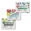 3 x Portable Travel Size First Aid Kit | Perfect for Home, Office, Car, School, Business, Travel, Hiking, Hunting, and Outdoors 
