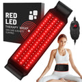 Red Light Therapy for Body:5 Light Levels Infrared Light Heat Therapy Belt Wrap for Back/Waist/Muscle/Pain Relief 660nm & 850nm 