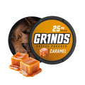 Grinds Coffee Pouches | Tobacco Free, Nicotine Free Healthy Alternative | 10 Cans of Caramel | 18 Pouches Per Can | 1 Pouch eq. 