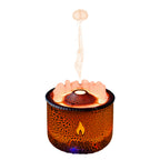 LONYIABBI Flame Air Diffuser Volcano Aroma Diffuser Ultrasonic Oil Diffuser 360mL Auto-Off Protection for Home,Office or Yoga, G