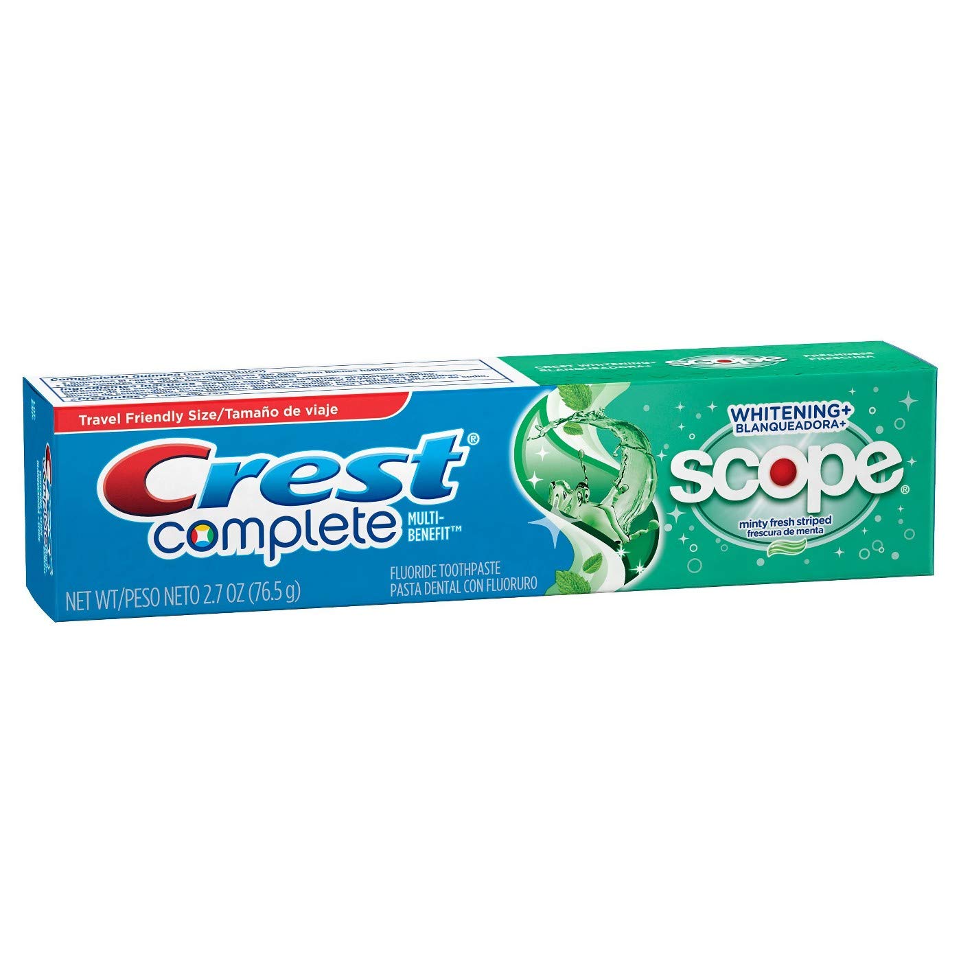 Crest Complete T/P White Scope Mint 2.7oz (2 Pack)