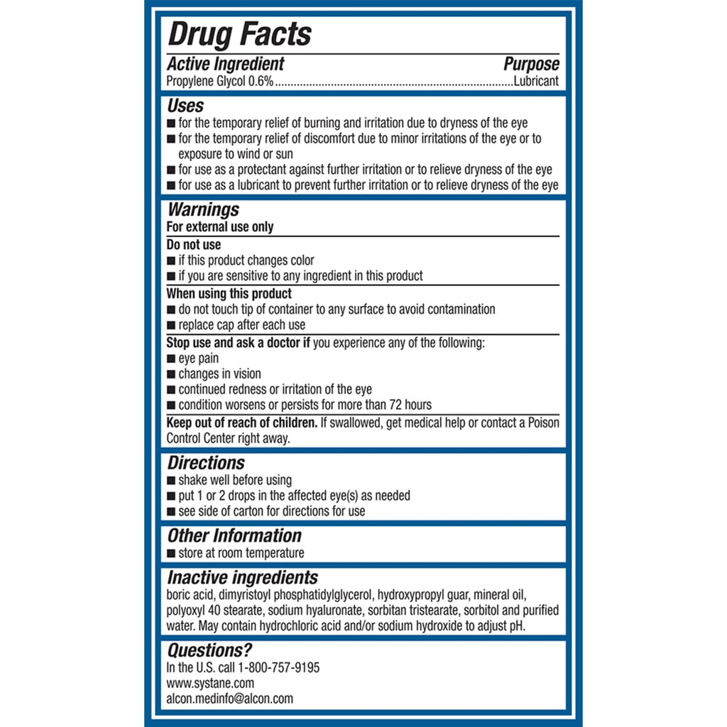 Systane PRO PF Multi-dose Preservative-Free Lubricant Eye Drops 2 Count