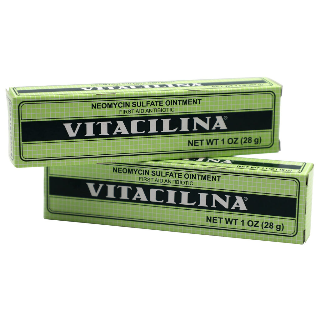 VITACILINA, First Aid Antibiotic, Skin Ointment to Help you Treat Minor Scrapes, Cuts, Burns, Prevent Infections, Skin Unguent, 