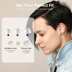 Yawsoy Reusable Ear Plugs, Low-/Mid-Level Noise Reduction Earplugs with Clear Speech for Conversation, Work, Social Gatherings &