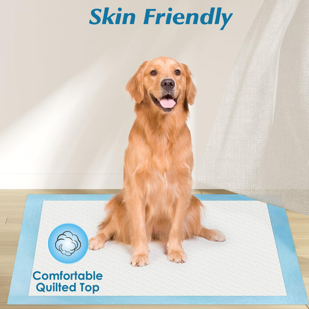 100 Count 22    x 22    Super Absorbency Disposable Underpads, Leakproof Quick Drying Disposable Pads for Baby, Puppy and Adults