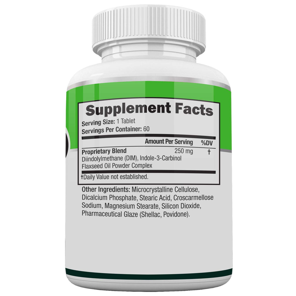 Estrohalt Estrogen-Blocker Supplement & Natural Anti Aromatase Inhibitor Pills for Men & Women DIM (Diindolylmethane) & Indole 3