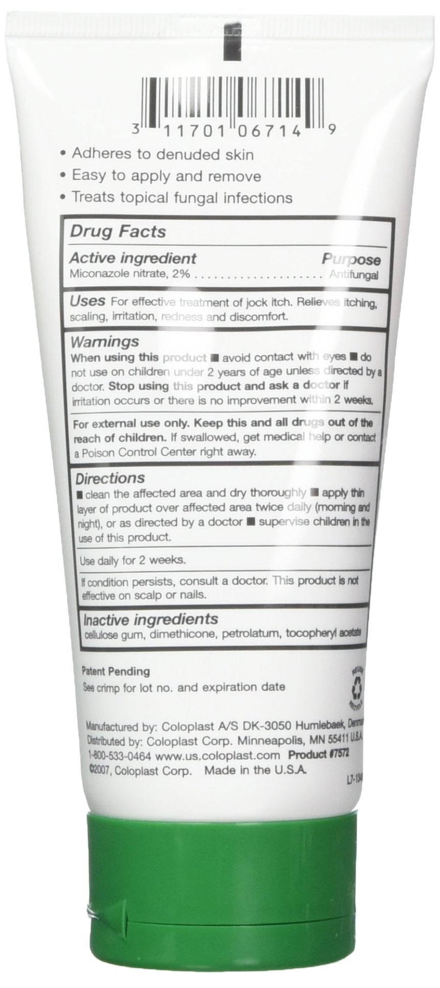 Critic-Aid Clear Antifungal Moisture Barrier Ointment - 5 Ounce Tube - Pack of 2