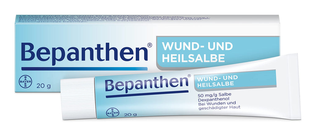 Bepanthen Wound and Healing Ointment, Supports Healing of Small, Superficial Wounds and Scaly-Cracked Skin Areas, 20g/ 0.70 Fl.o
