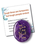 SOLICIEL This Too Shall Pass Amethyst Healing Crystal, You Got This Inspirational Gifts Speical Thinking of You Keepsake Gifts f