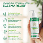 Marie Originals Eczema Nourish Moisturizing Lotion for Dry, Itchy, Sensitive Skin Relief- Hypoallergenic Formula with Colloidal
