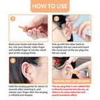 LYSIAN Flesh Color Foam Ear Plugs for Sleeping - 60 Pairs 38dB SNR Noise Reduction Earplugs with Reusable Silicone Earplug Ultra