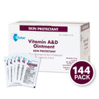Globe (Box of 144) Vitamin A & D Ointment, First Aid & Skin Protectant with Vitamins A&D, 5g Packets, 144-Packets Box, Lanolin &