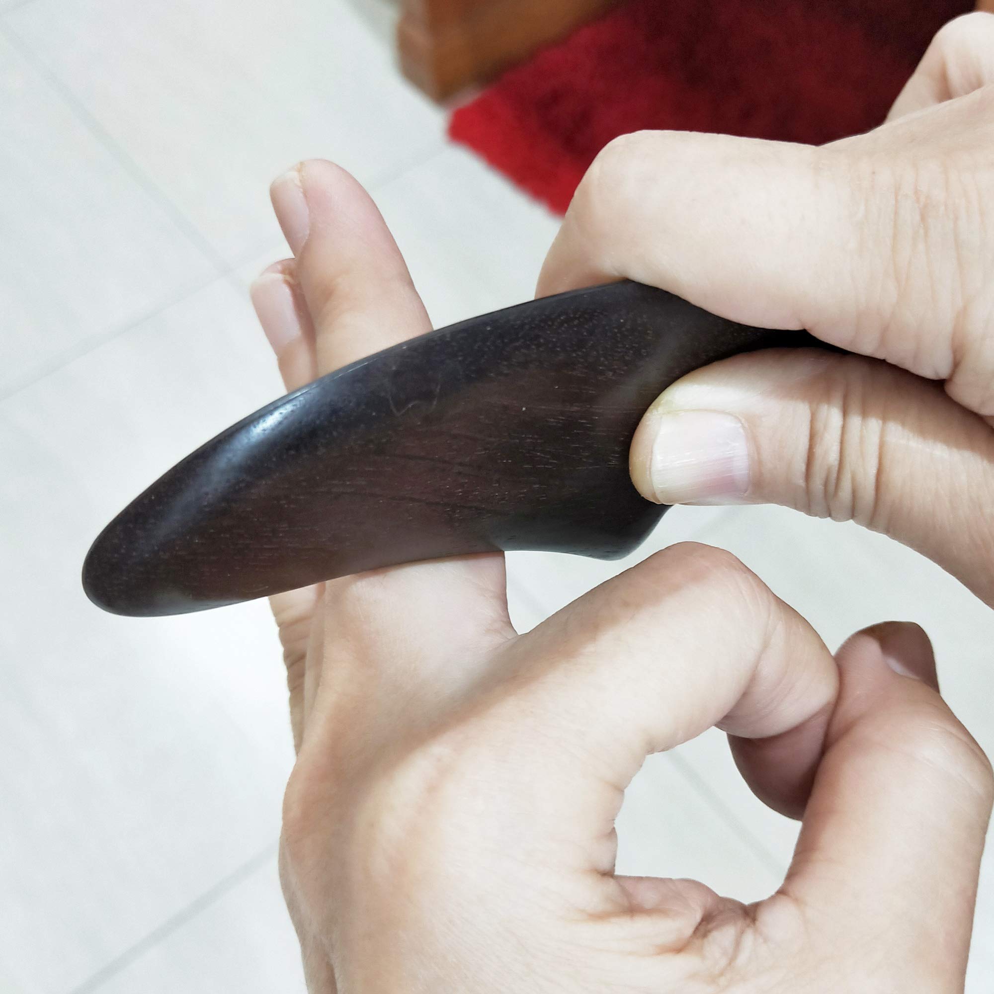 2pc Thai Massage Handmade Health.Wooden Unisex Traditional Tool Gua Sha Body Neck Back Face Relax Reflexology Health Therapy Cir