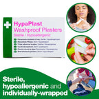 Safety First Aid Group HypaPlast Clear Washproof Assorted (Pack of 100)