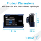 iGuerburn 360 Rotating Case for Tandem tslim X2, Insulin Pump Holder for t Slim/t:Slim G4, t: Holster Belt Clip Not Easy Fall &
