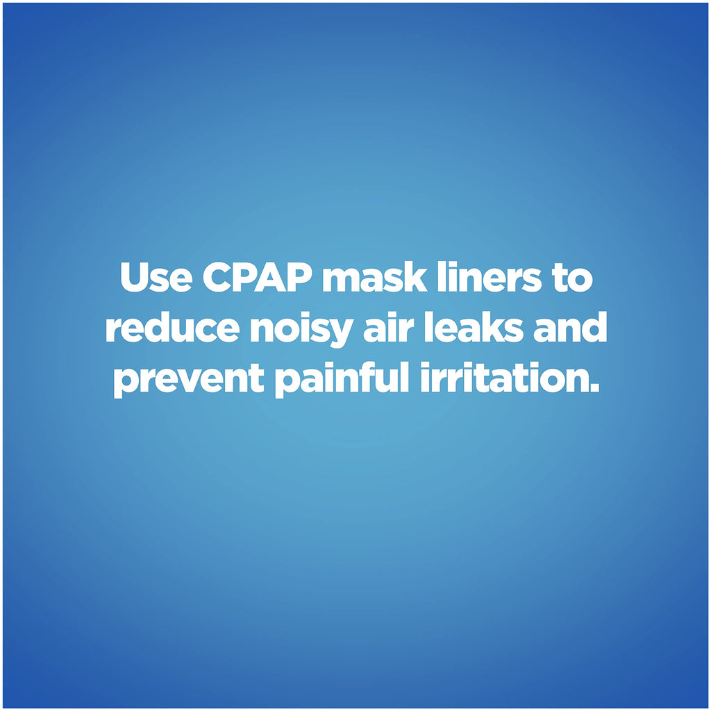 resplabs CPAP mask Liners - Compatible with ResMed AirFit and AirTouch F20 Full face Masks. Reduce Noisy air leaks, Prevent Pain