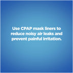 resplabs CPAP mask Liners - Compatible with ResMed AirFit and AirTouch F20 Full face Masks. Reduce Noisy air leaks, Prevent Pain