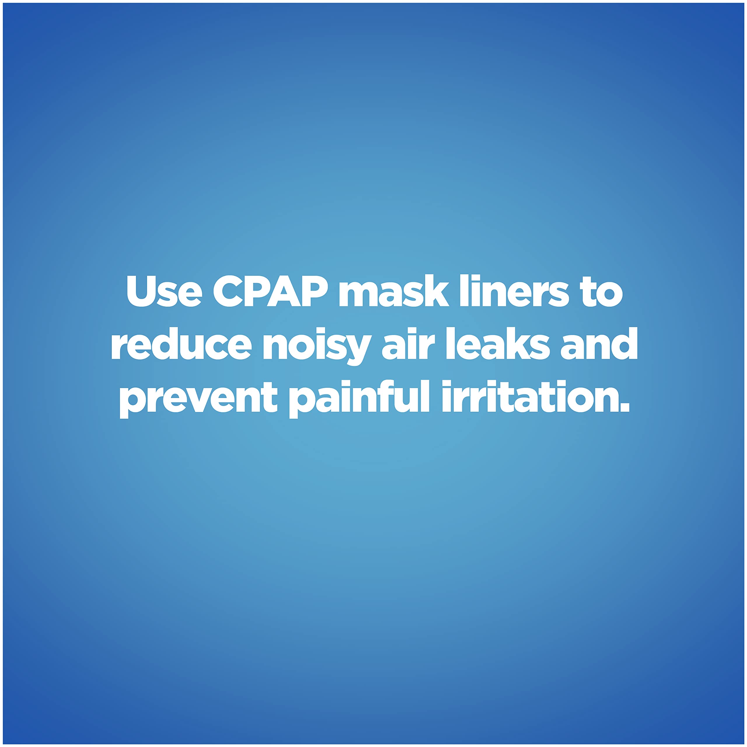 resplabs CPAP mask Liners - Compatible with ResMed AirFit and AirTouch F20 Full face Masks. Reduce Noisy air leaks, Prevent Pain