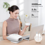 KNQZE Hand Massager with Heat and Compression, Rechargeable Touchscreen Massager with Roller Kneading for Wrist, Carpal Tunnel a