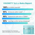 Vigority Vulva Balm Vaginal Moisturizer for Women 2-pack: Intimate Skin Care Relieves Dryness, Itch, Odor & Irritation - Menopau