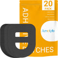 Omnipod 5 Overpatches, 20 Pack Amolyfe Omnipod 5 Adhesive Patches Waterproof with Stretchable Strap, Optimized Split Backing for