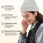 2 Noise Cancelling Ear Plugs, Beinkap Sleeping Earplugs with 12 Silicone Soft Reusable Ear Tips for Social Gatherings, Work, Sle