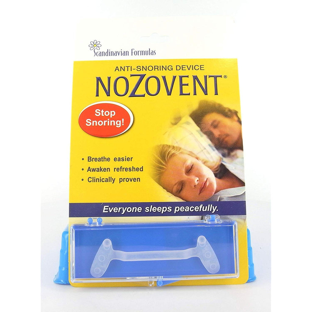 Nozovent Anti-Snoring Device For Peaceful Sleep 1 ea (Pack of 9)